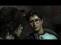 Lara Croft s goodbye kiss for Alex Tomb Raider 2013