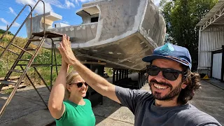 ⛵️ A Huge Milestone Towards Splashing Our New Boat in Just a Few Weeks!! Ep.386