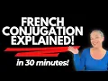 French Conjugation explained in 30 minutes 3 Verb Groups 6 French Tenses