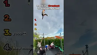 Ranking CRAZIEST Trampoline Fails Shorts 