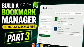 Build a Bookmark Manager with HTML Complete Page Structure - Part 3