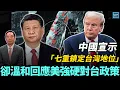 中國宣示『七重鎖定台灣地位』，對美國強硬的對台政策卻溫和回應｜天高海闊 20251210｜ #川普    #高市早苗