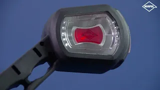 Video: LED breedtelamp links rood-wit-amber 12-24v 50cm kabel | MB-2701RWA
