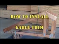 Gable Trim DIY