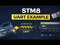STM8 UART example STM8 STVD Cosmic compiler UART example code