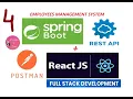 Full Stack Development using Spring Boot React REST API Employee Management System Part-4