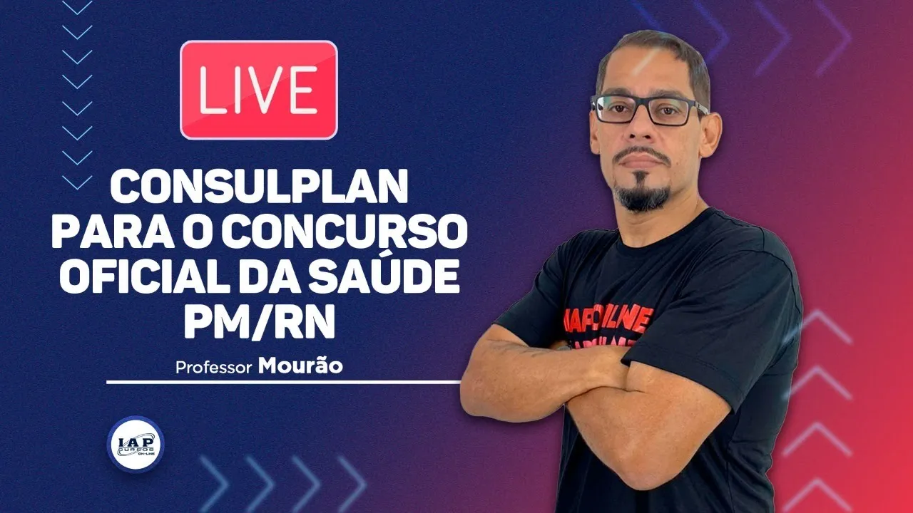 LIVE: DESVENDANDO A CULSULPLAN PARA O CONCURSO OFICIAL DA SAÚDE PM/RN.