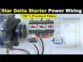 Star Delta Starter Power wiring Explained Practically by @TheElectricalGuy