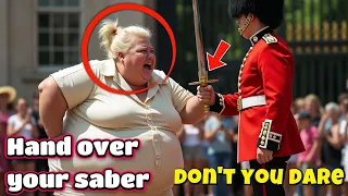 The Audacious Karen Tried To Grab A Saber From The Royal Guard—But She Was Swiftly Put In Her Place