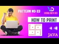 Pattern 33 Swastika Print in star Pattern Swastika Print CodingWithved Coding ved java