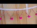 DIY How to make Easy Beads Torana Beautiful Door Hanging Home decoration Pearl Toran Design