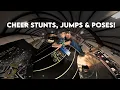 Cheer Stunts Poses Jumps and Photography Lets dive into a cheer photoshoot