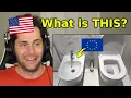 American Reacts to European Bathrooms