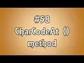 CharCodeAt Method