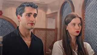 فريد وسيران على اغنية حبيبي بالبنط العريض مسلسل طائر الرفراف 