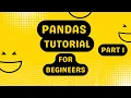 Pandas Python Tutorial in Amharic - Part 1 Install Intro to DataFrames