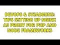DevOps SysAdmins Tips setting up nginx as proxy for php and node frameworks