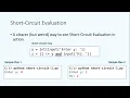 Lec05 7 - Short Circuit Evaluation