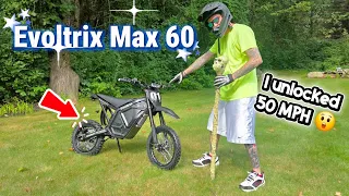 I Unlocked the Evoltrix Max 60 Electric Dirt Bike !?! 