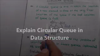 Circular Queue in Data Structures Circular Queue in Hindi by Kailash Joshi