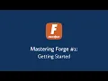Mastering Forge - Getting Started Install Initialize Navigate