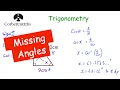 Trigonometry Missing Angles - Corbettmaths