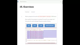 LC101 Think Python Chapter 4 Q1