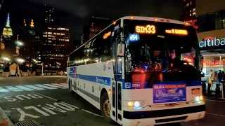 NYCT Bus 2015 Prevost X3-45 2594 on the SIM33 at Broadway 13th Street