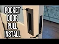 How to Install a Pocket Door Pull Step-by-Step DIY Tutorial HBL Amazon Handle