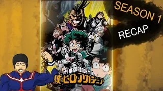 my hero academia season 1 full recap 