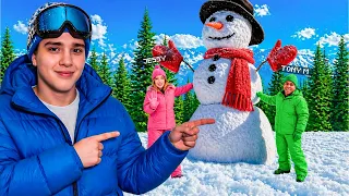 HICIMOS EL MUÑECO DE NIEVE MÁS GRANDE DEL MUNDO