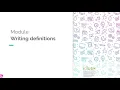 ICLUEx modules Writing definitions