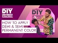 Applying Demi and Semi-Permanent Hair Color DIY University by Sally Beauty
