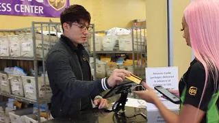 UPS Store - Picking up Letters and Package
