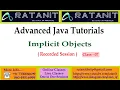 Advanced Java Tutorials JSP Implicit Objects by Mr Ratan class-07