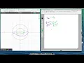 Rotate half circles about an axis