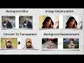 Building 4 Applications using Real-Time Selfie Segmentation MediaPipe OpenCV Python