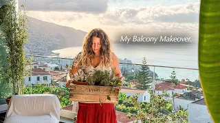 Tropical Balcony Makeover Saving Plants Cleaning Decorating Silent Vlog Madeira Island