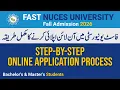 Fast University Admission Fall 2026 Online Apply Complete Step-by-Step Admission Process
