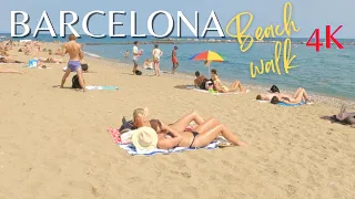 Download Walking tour Barcelona | Playa de Barceloneta | BEACH WALK | Spain | August 2021 | 4k MP3