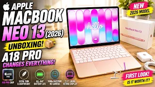 apple macbook neo 13 2026 unboxing a18 pro changes everything