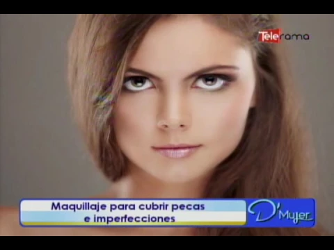 Maquillaje para cubrir pecas e imperfecciones