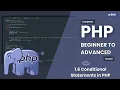 Conditional Statements in PHP If else in PHP Learn PHP in 2024
