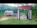 Download Lagu Building Complete Brick Gate for New House Off-Grid, Corrugated Iron, Gate Decoration | Ly Phuc Nhi