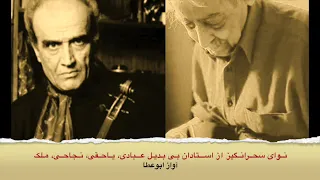 نوای سحرانگیز از استادان بی بدیل عبادی یاحقی نجاحی ملک 