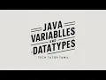 Java Variables and Datatypes Java Course in Tamil Learn Java in Tamil