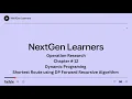 Operation Research Shortest Route using DP Forward Recursive Algorithm Dynamic Programing