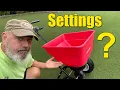 Lawn Spreader Settings - Tips on Lawn Spreaders