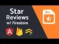 Star Review System from Scratch with Firestore Angular