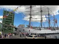 Download Lagu CRASH! Vier-Master UNIÓN schrammt Mauer beim Auslaufen nach SAIL 2025 Bremerhaven